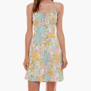 Wayf || phoenix floral print minidress in vintage floral